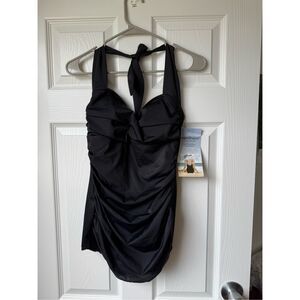 Dreamshaper Miraclesuit Size 10 Women One Piece Swim Bathing Suit Halter Neck
